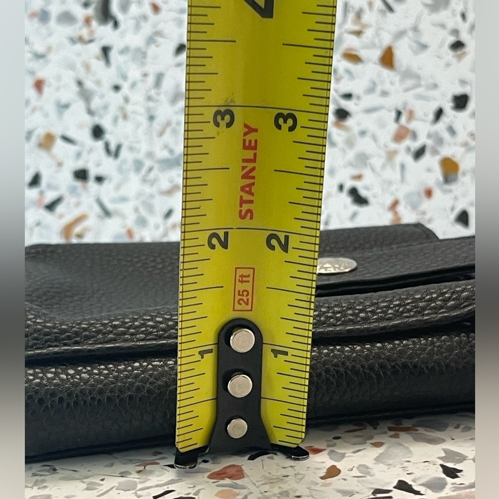 Phone Holder Black Textured Wallet - Picture 11 of 16